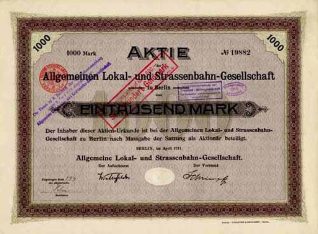 Alte deutsche Regierungsschuldverschreibung mit gedrucktem Text und handgeschriebenen Zahlen.