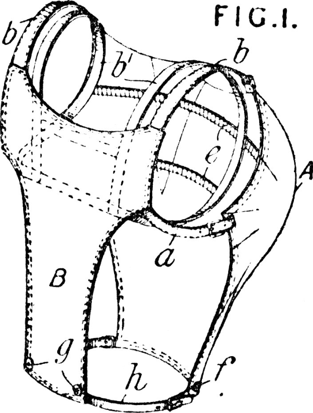 Patentzeichnung von Brille mit der Bezeichnung 'Abbildung 1' und detaillierten Linien und fetter Schrift.